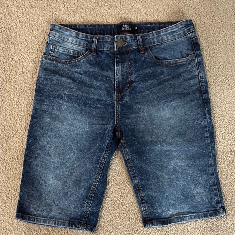 True Indigo Men's Blue Denim Shorts